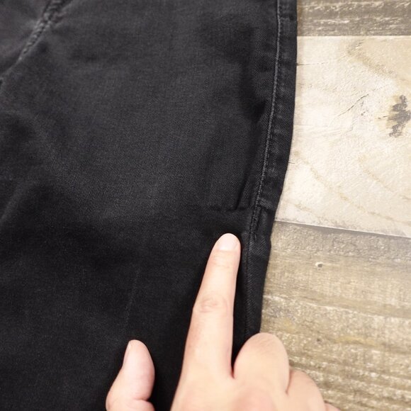 True Religion Halle Jeans Women’s 29 Black Mid Rise Super Skinny Denim - Picture 5 of 14